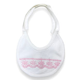 Pink Frill Bib